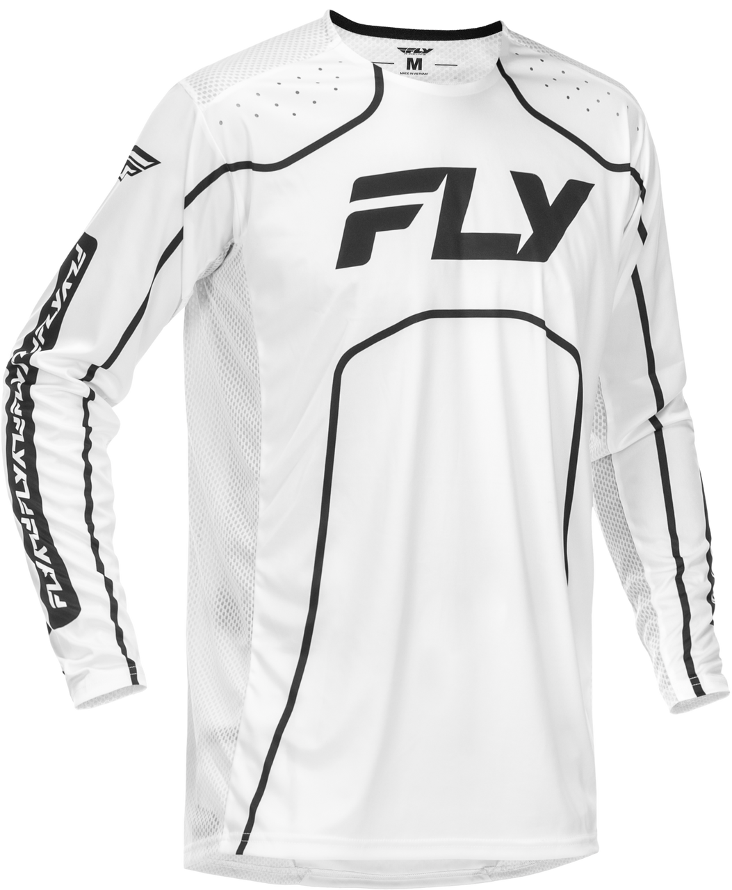 Fly Racing 2026 Fly Racing Rayce Adult White/Black Jersey