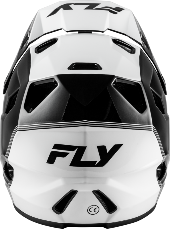 Fly Racing 2026 Fly Racing Rayce Repeat Black/White Helmet
