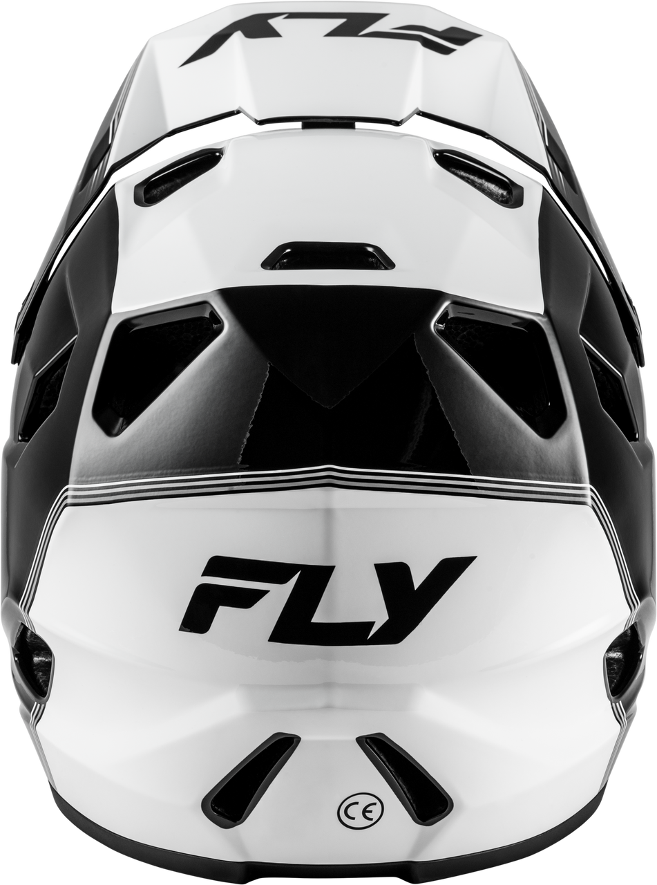 Fly Racing 2026 Fly Racing Rayce Repeat Black/White Helmet