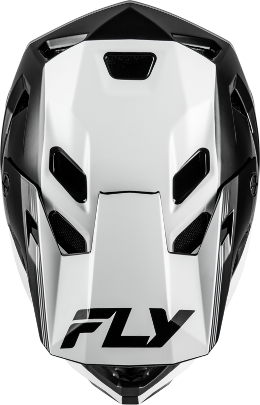 Fly Racing 2026 Fly Racing Rayce Repeat Black/White Helmet