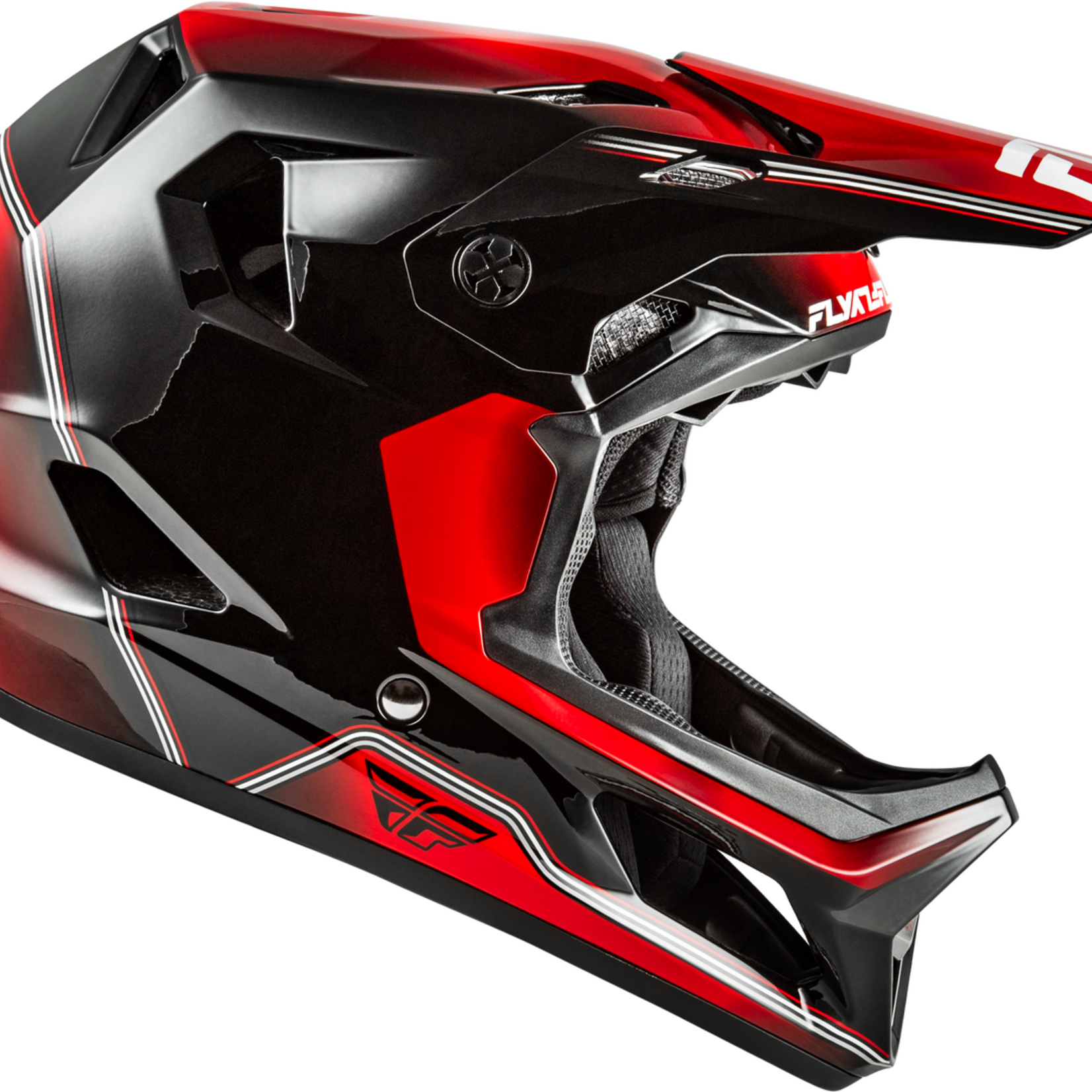 Fly Racing 2026 Fly Racing Rayce Repeat Black/Red Helmet