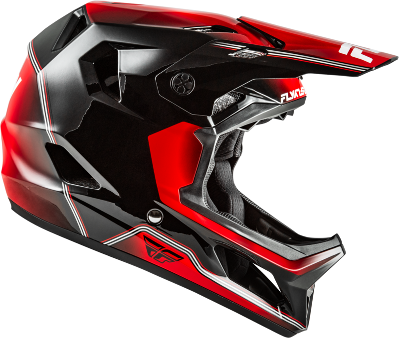 Fly Racing 2026 Fly Racing Rayce Repeat Black/Red Helmet