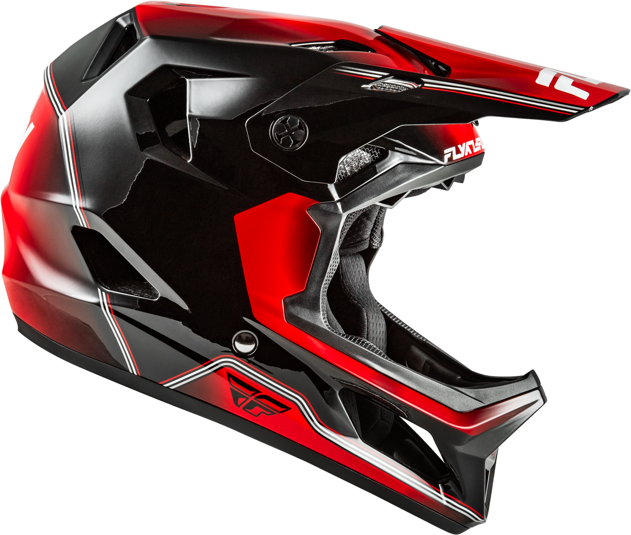 Fly Racing 2026 Fly Racing Rayce Repeat Black/Red Helmet