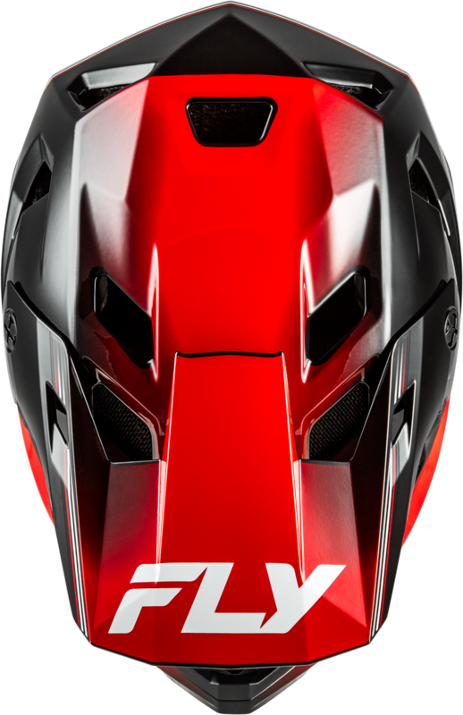 Fly Racing 2026 Fly Racing Rayce Repeat Black/Red Helmet