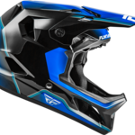 Fly Racing 2026 Fly Racing Rayce Repeat Black/Blue Helmet