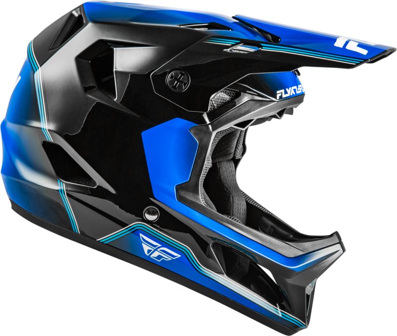 Fly Racing 2026 Fly Racing Rayce Repeat Black/Blue Helmet
