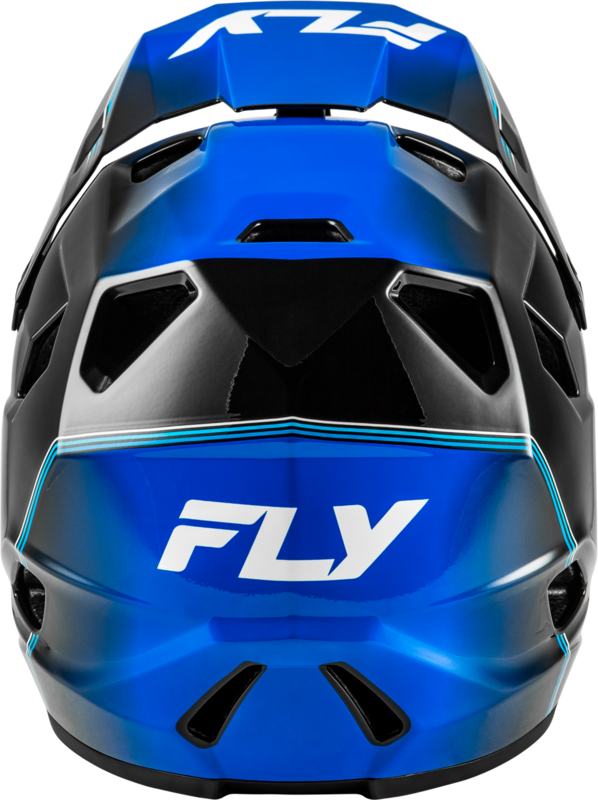 Fly Racing 2026 Fly Racing Rayce Repeat Black/Blue Helmet