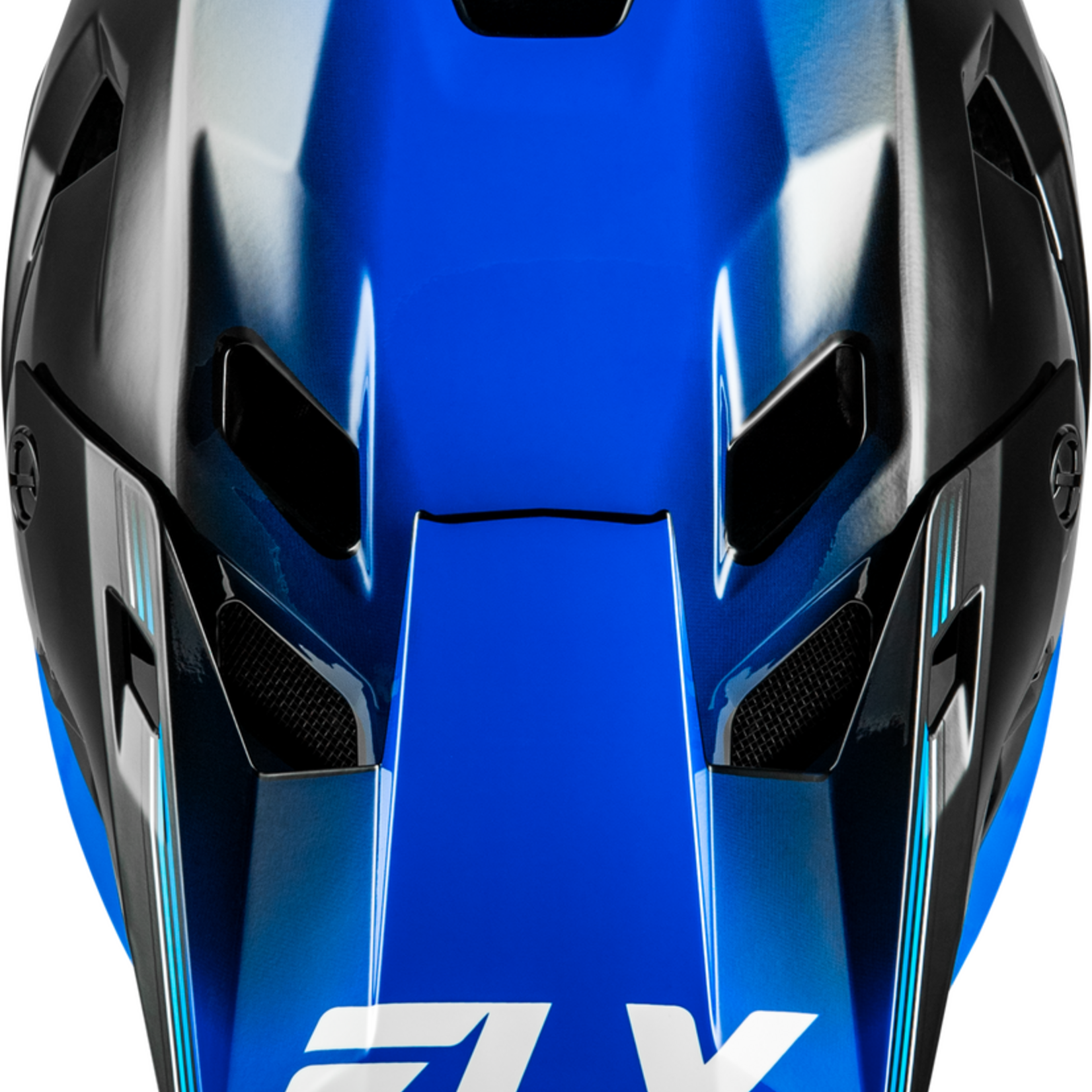Fly Racing 2026 Fly Racing Rayce Repeat Black/Blue Helmet