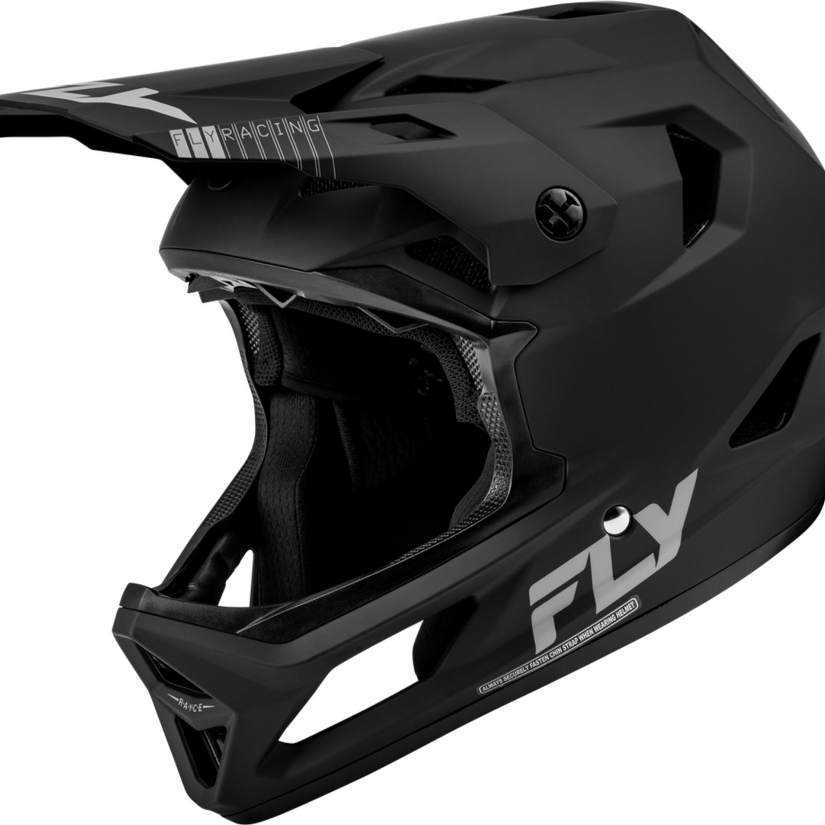 Fly Racing 2024 Fly Racing Rayce Matte Black Helmet