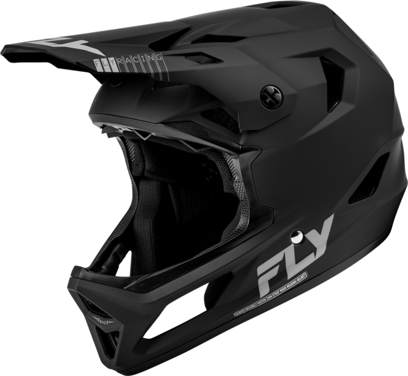 Fly Racing 2024 Fly Racing Rayce Matte Black Helmet