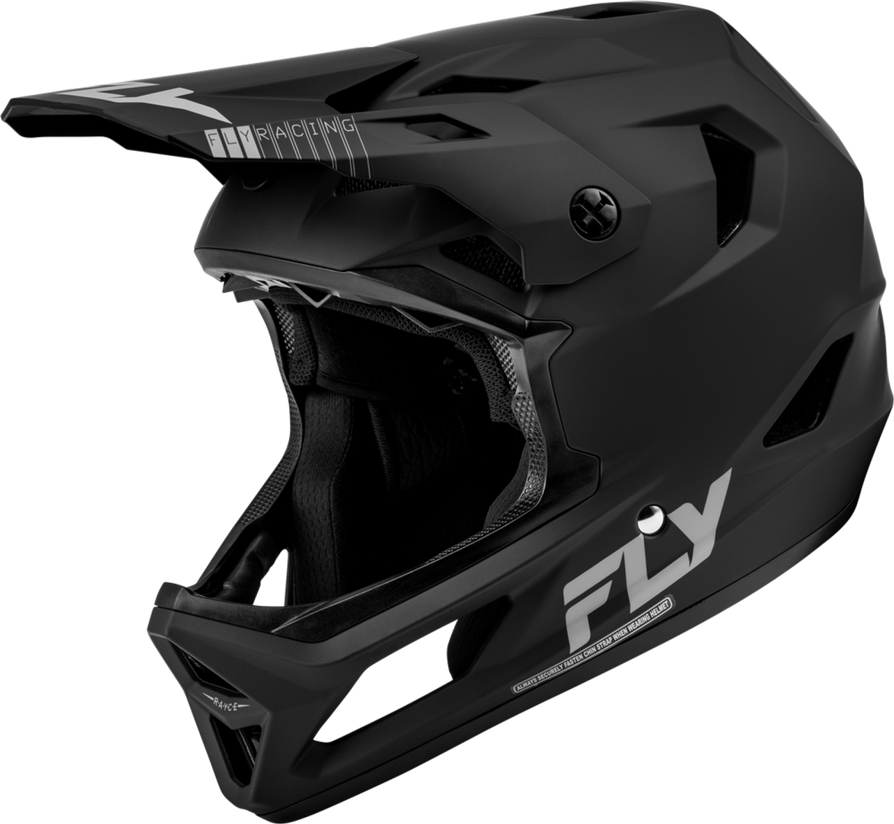 Fly Racing 2024 Fly Racing Rayce Matte Black Helmet