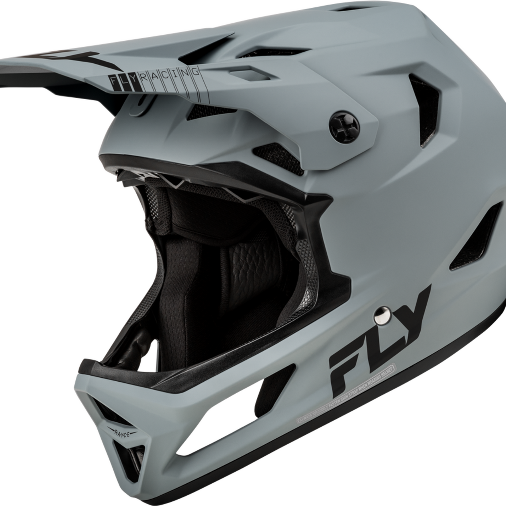 Fly Racing 2024 Fly Racing Rayce Matte Grey Helmet