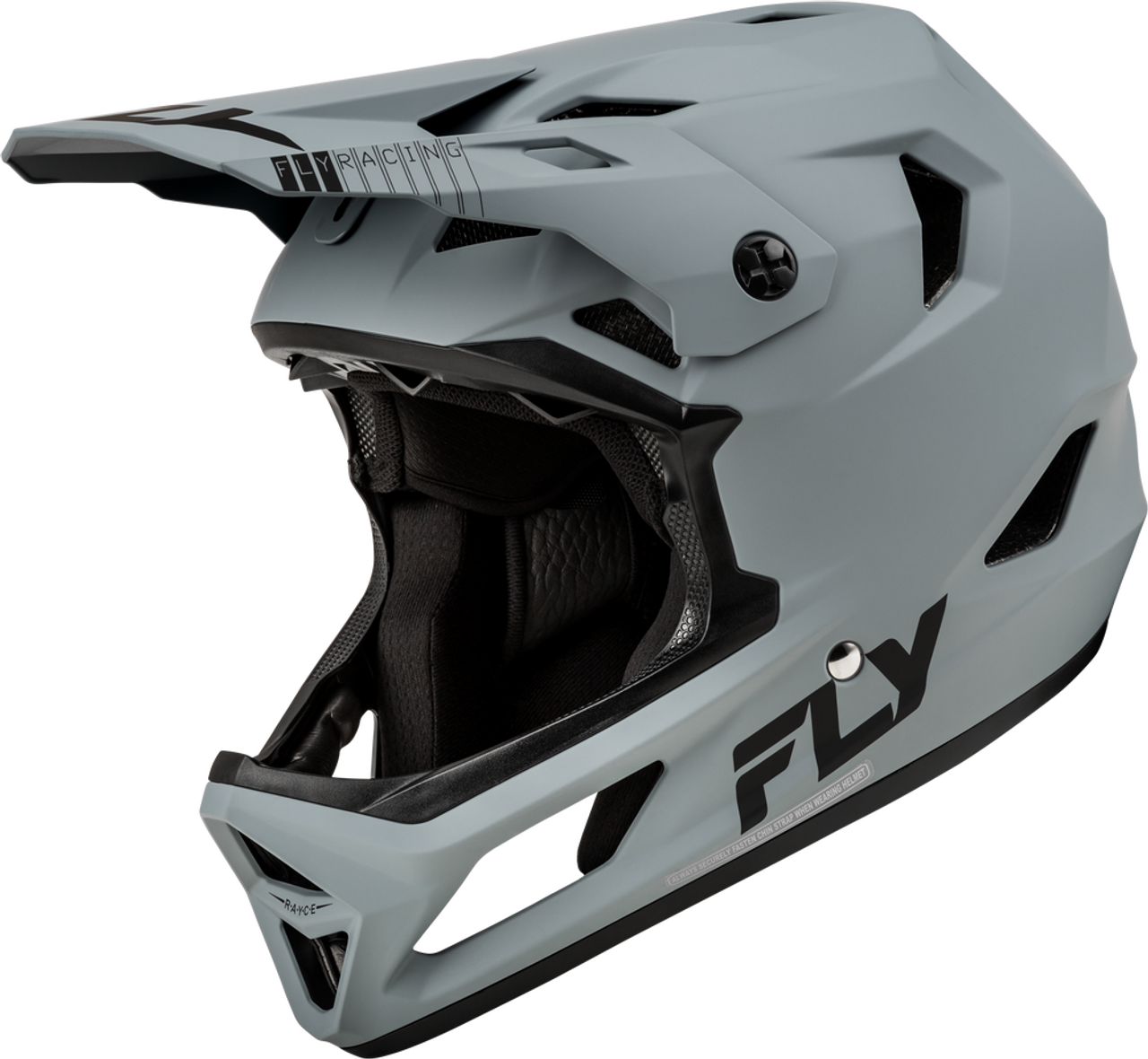 Fly Racing 2024 Fly Racing Rayce Matte Grey Helmet
