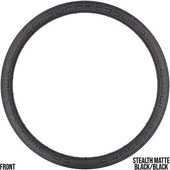 E6 Racing E6 Racing 24" Silencer Pro Front Matte Black Rim