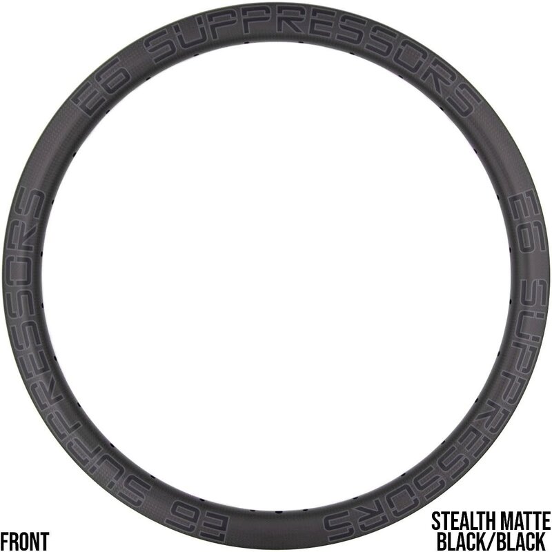E6 Racing E6 Racing 24" Silencer Pro Front Matte Black Rim