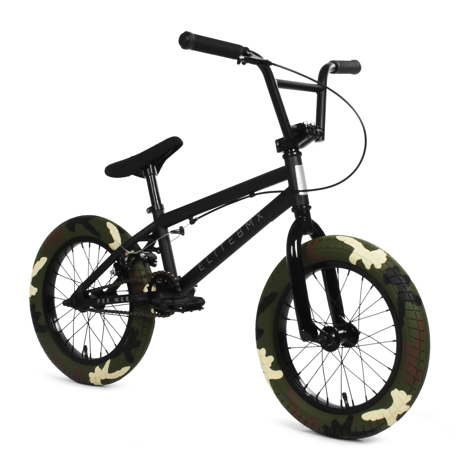 Elite BMX Elite BMX Pee Wee Black Cambat Bike