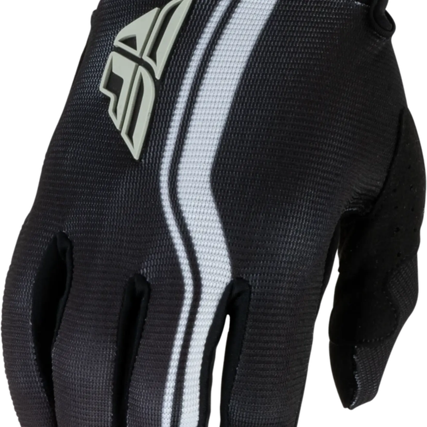 Fly Racing 2027 Fly Racing F-16 Raze Black/Grey Adult Gloves