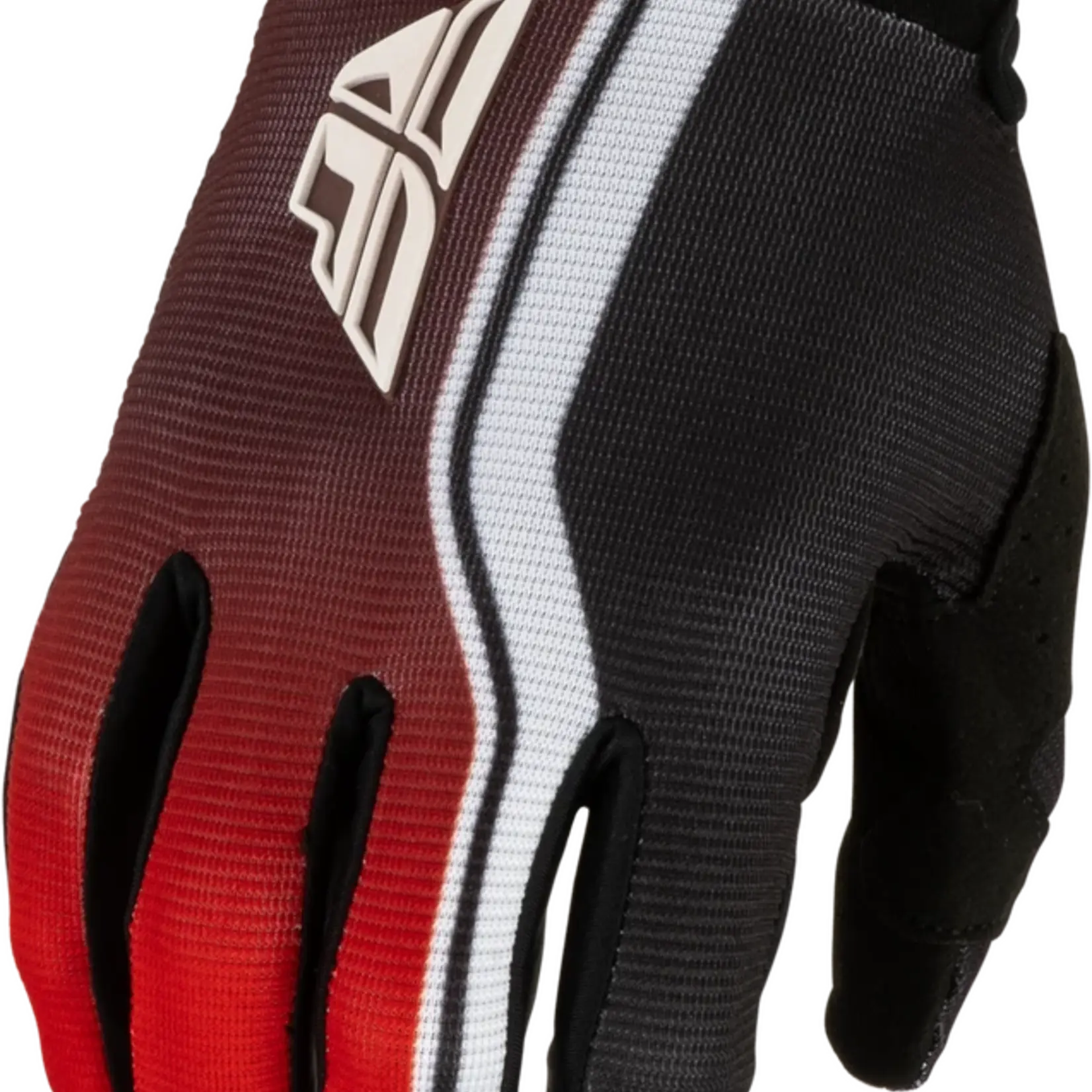Fly Racing 2027 Fly Racing F-16 Raze Black/Red/White Adult Gloves