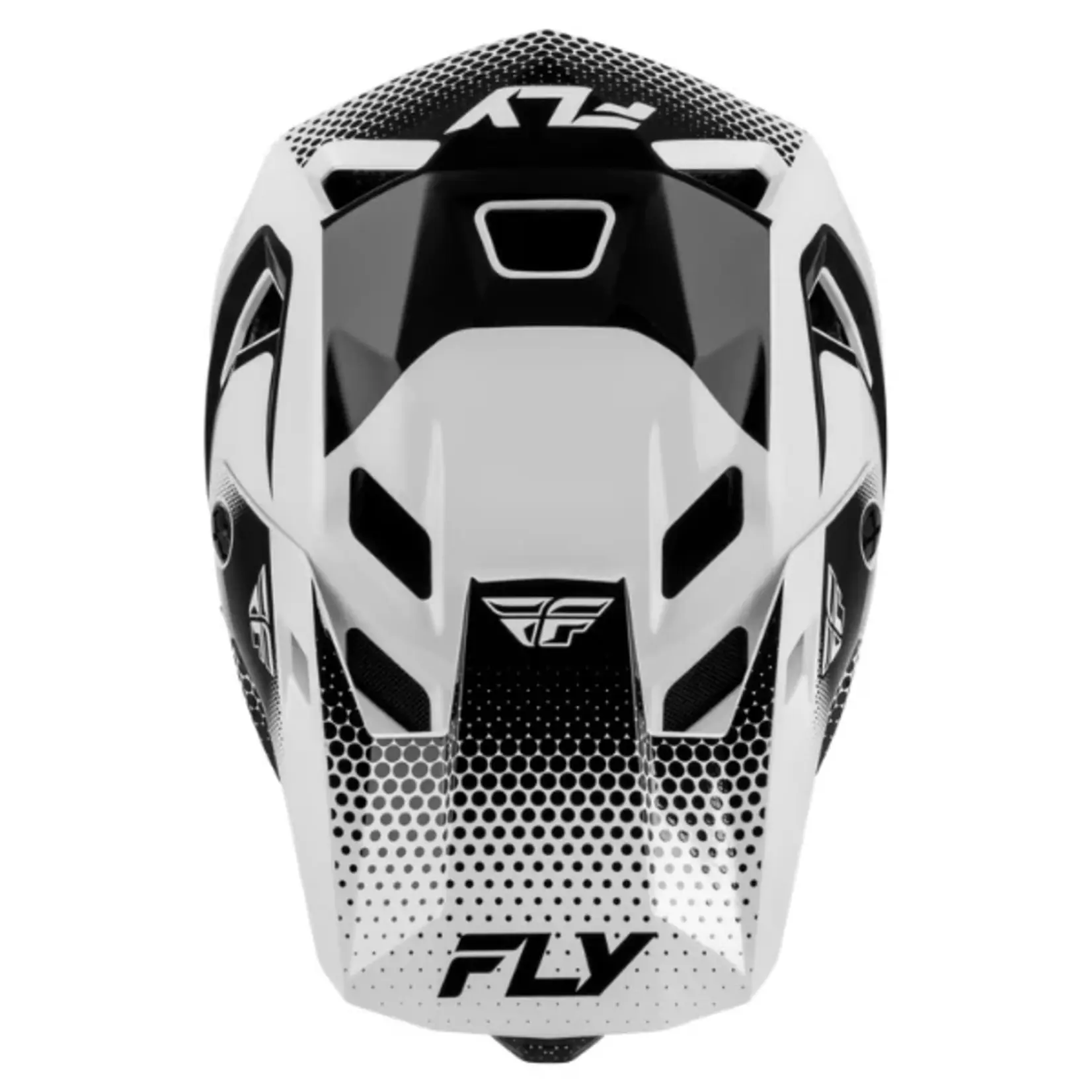 Fly Racing 2027 Fly Racing Rayce Sonar White/Black Helmet