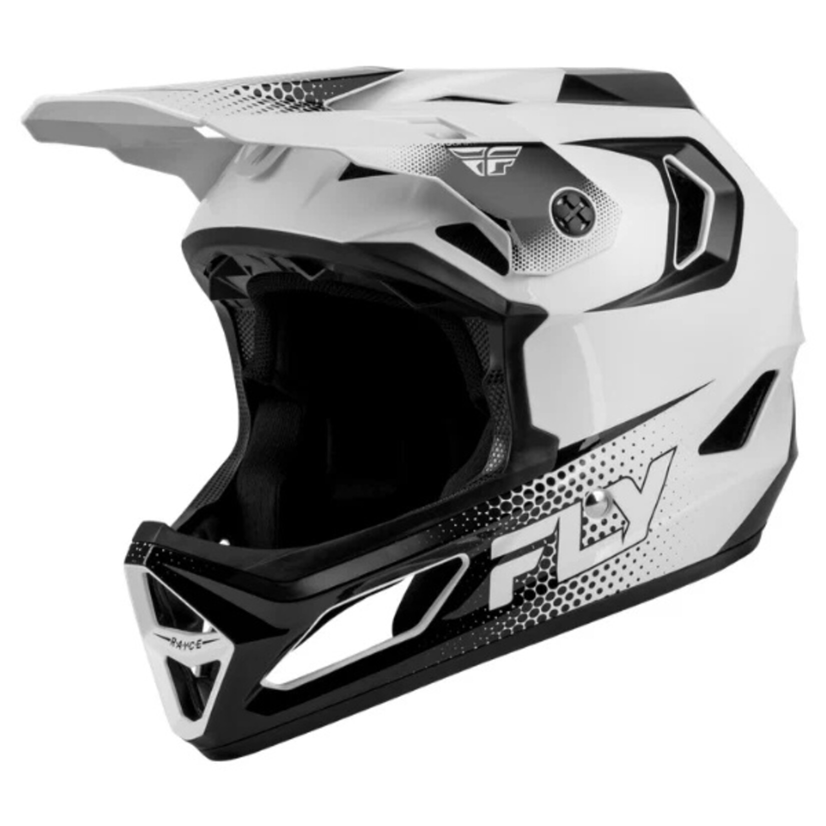 Fly Racing 2027 Fly Racing Rayce Sonar White/Black Helmet