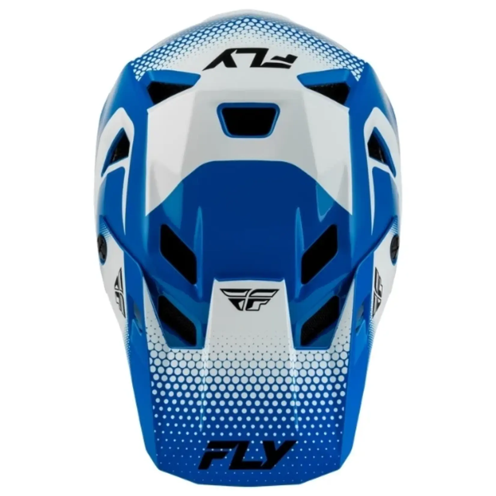 Fly Racing 2027 Fly Racing Rayce Sonar Blue/White/Black Helmet