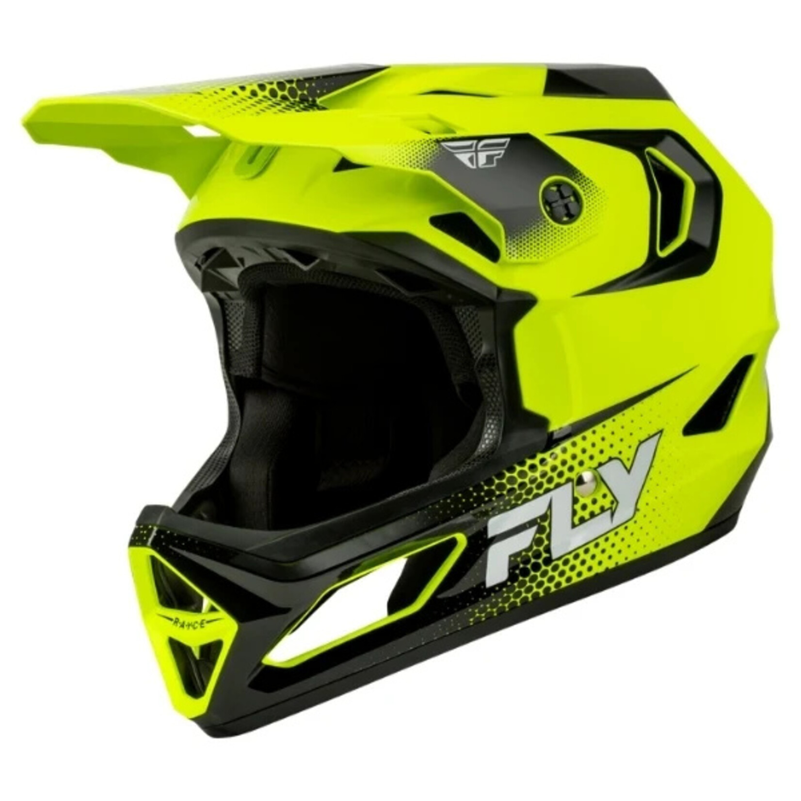 Fly Racing 2027 Fly Racing Rayce Sonar Hi-Vis/White/Black Helmet