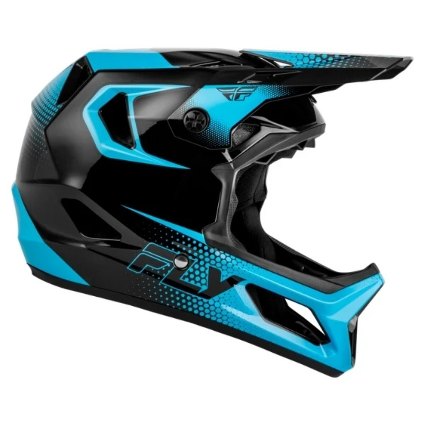 Fly Racing 2027 Fly Racing Rayce Sonar Black/Electric Helmet