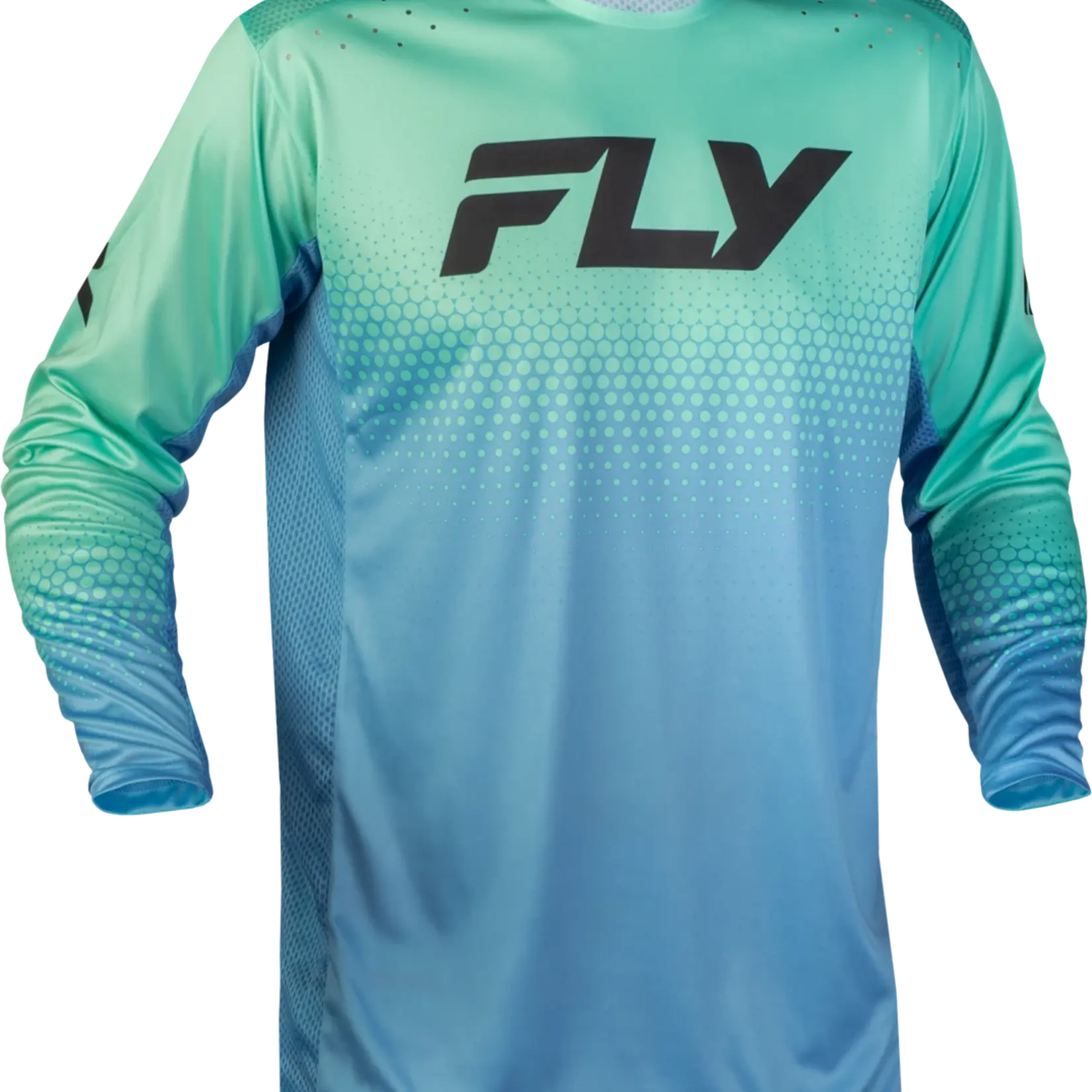 Fly Racing 2027 Fly Racing Rayce Sonar Youth Teal/Aqua Jersey