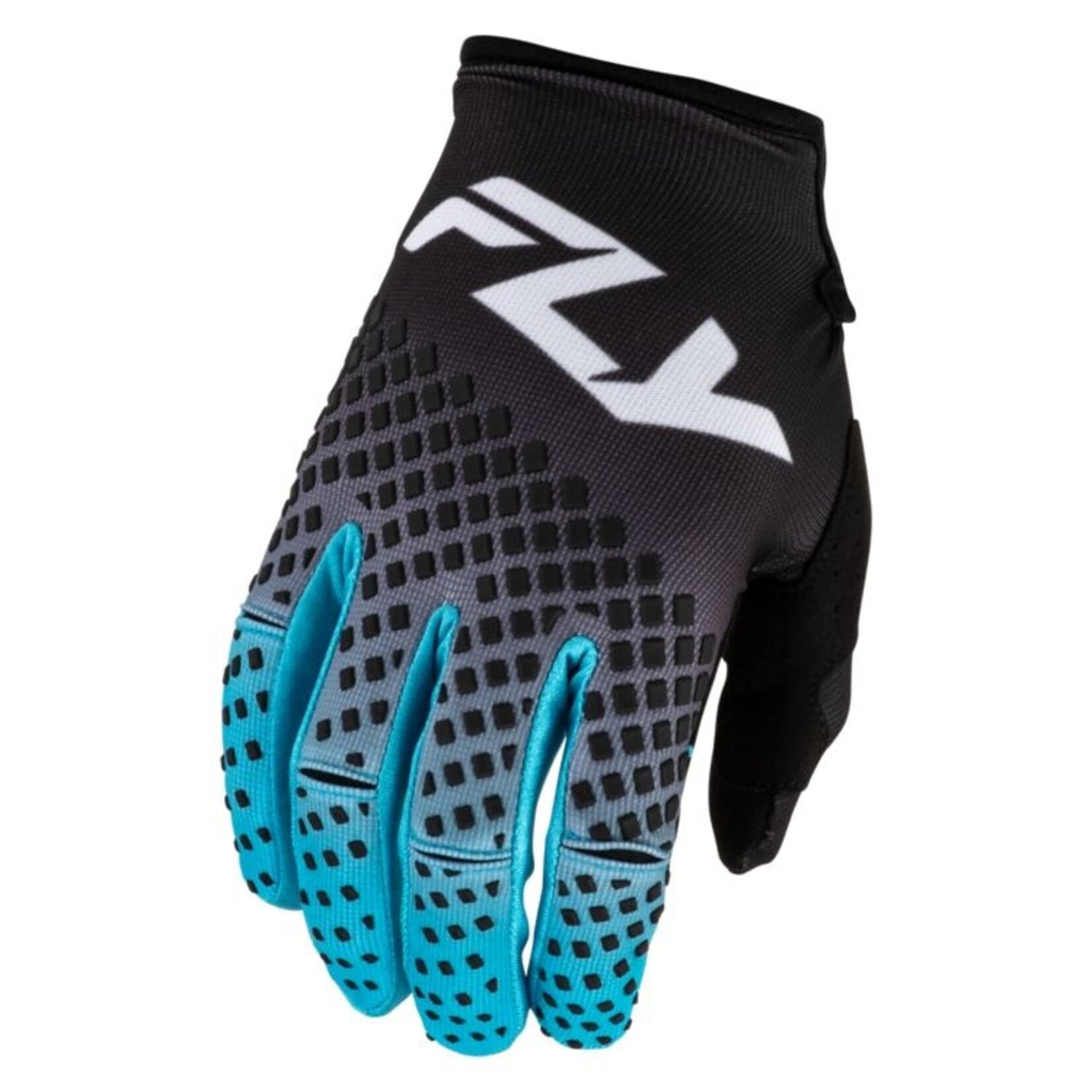Fly Racing 2027 Fly Racing Kinetic Youth Fade Black/Blue/White Gloves