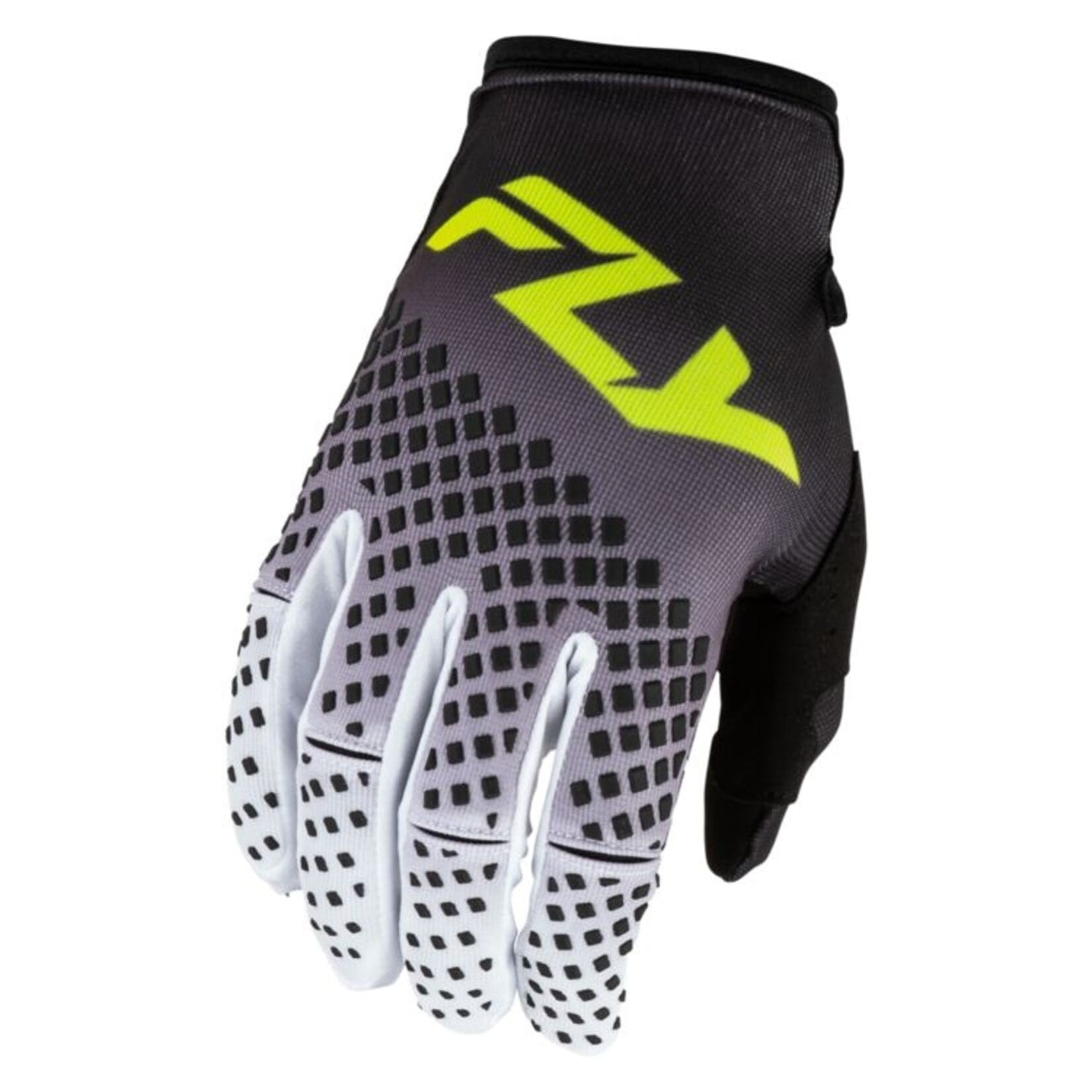Fly Racing 2027 Fly Racing Kinetic Adult Fade White/Black/Hi-Vis Gloves