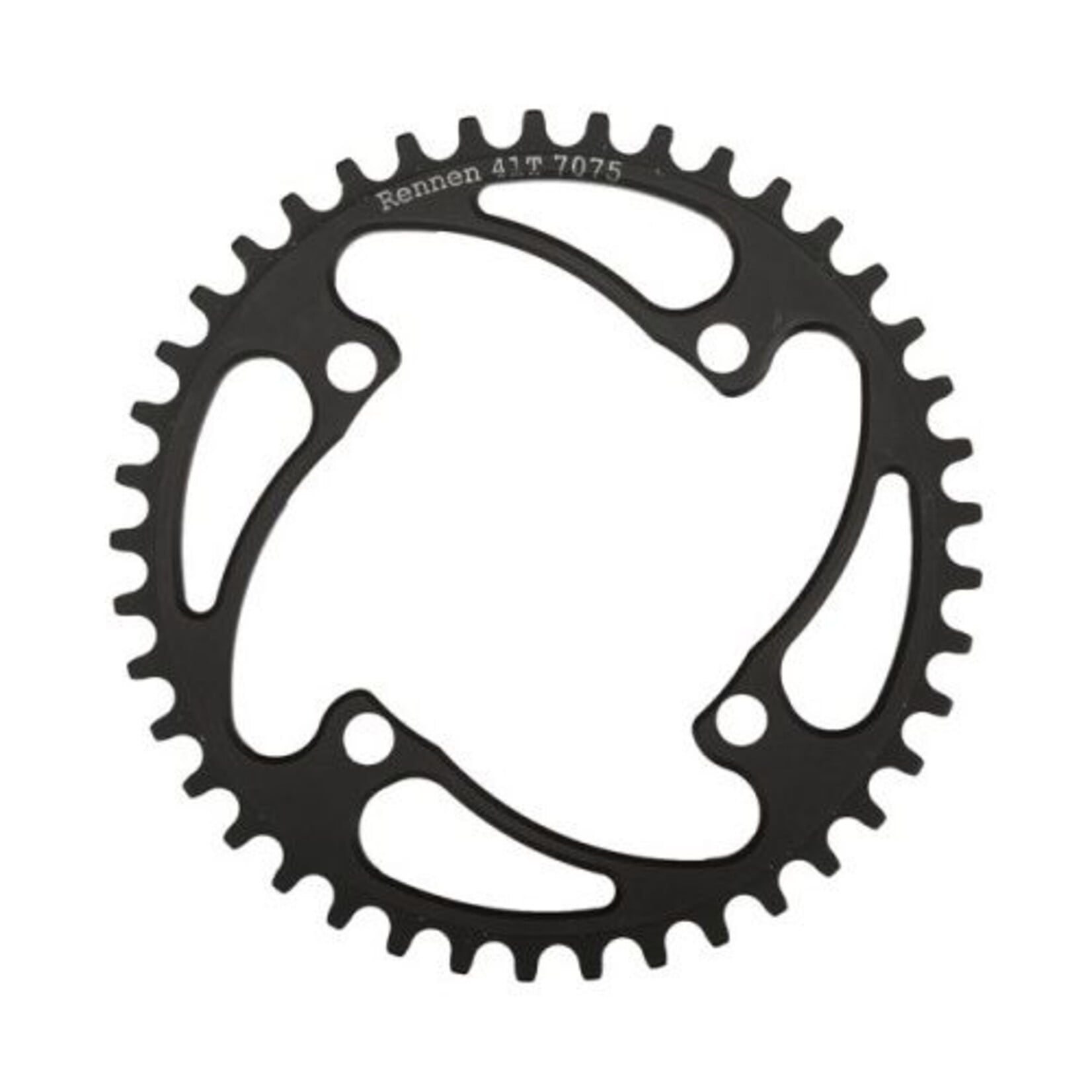 Rennen Rennen 4-Bolt Threaded 42T Black Chainring