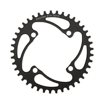 Rennen Rennen 4-Bolt Threaded 39T Black Chainring