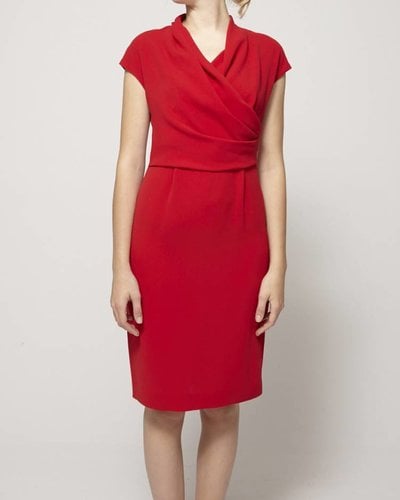 max mara red dress