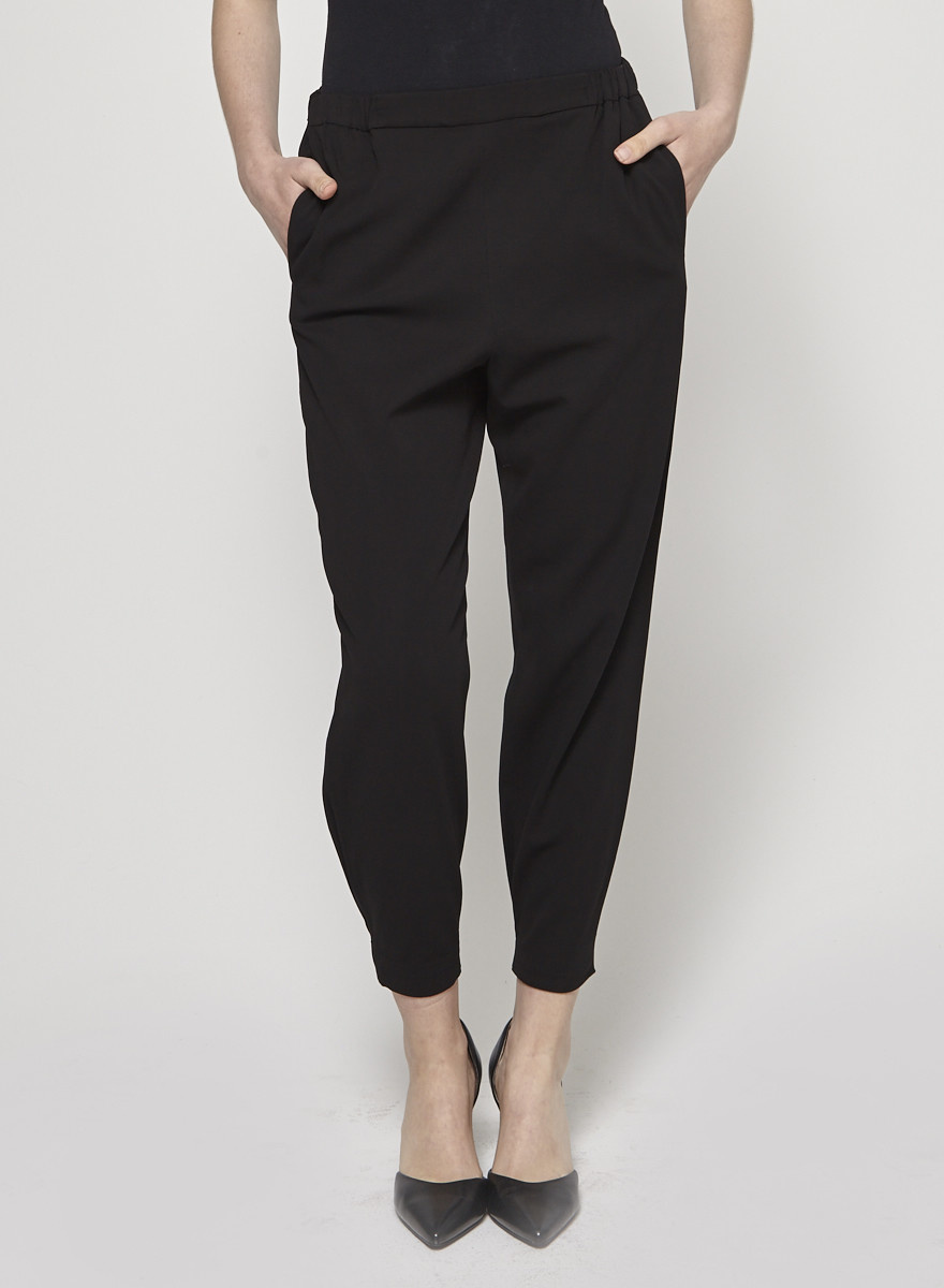 Noir Taille Taille Noir Pantalon Pantalon Cos Pantalon Élastique Noir Cos Élastique Iy6mYbfv7g