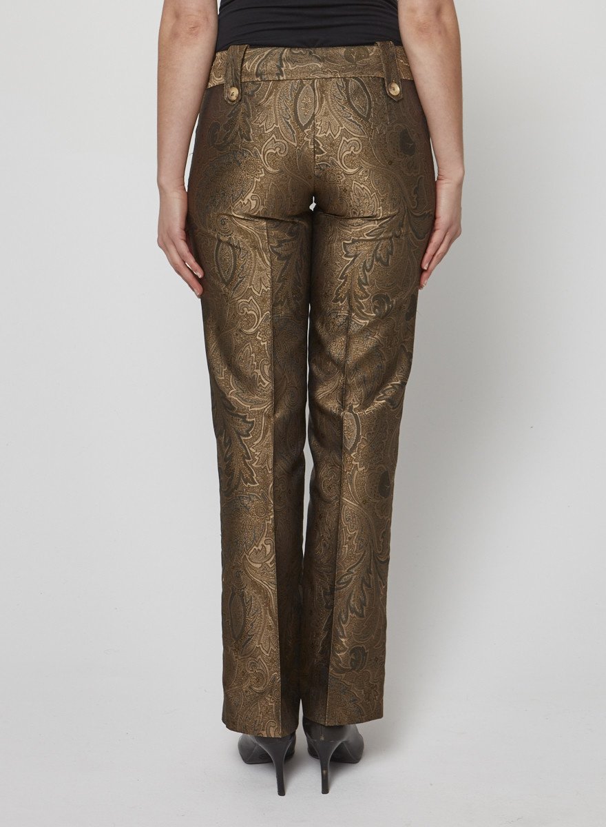 michael kors pants gold