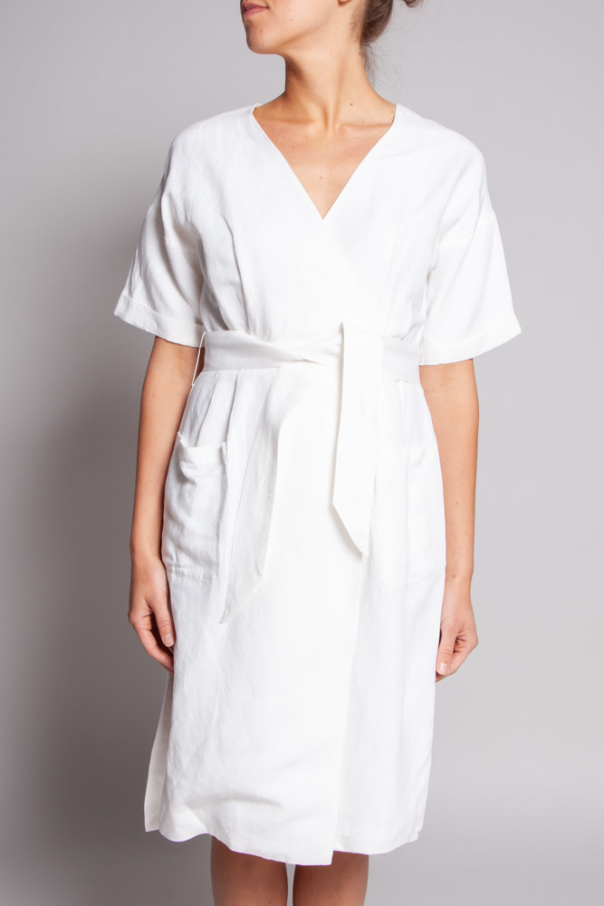white wrap dress canada