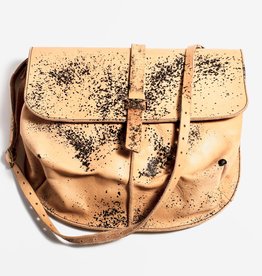 Esde Leather Postman Bag - Rust