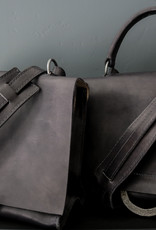 Shoulder Bag Small w/o handle - Black/Blue