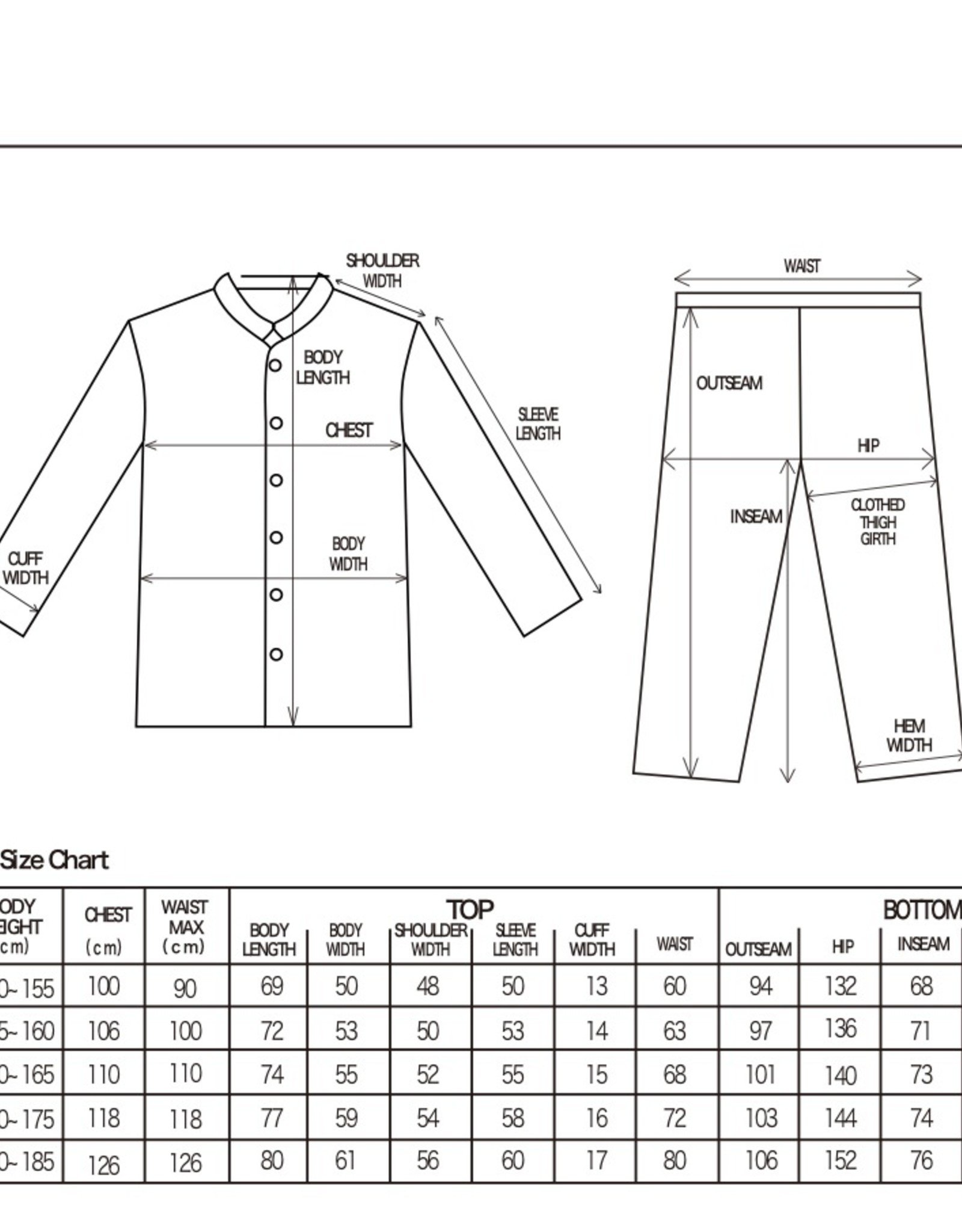 Persimmon-dyed 2 Layers Gauze Pajamas Set [Kyo Wazarashi Mensya]