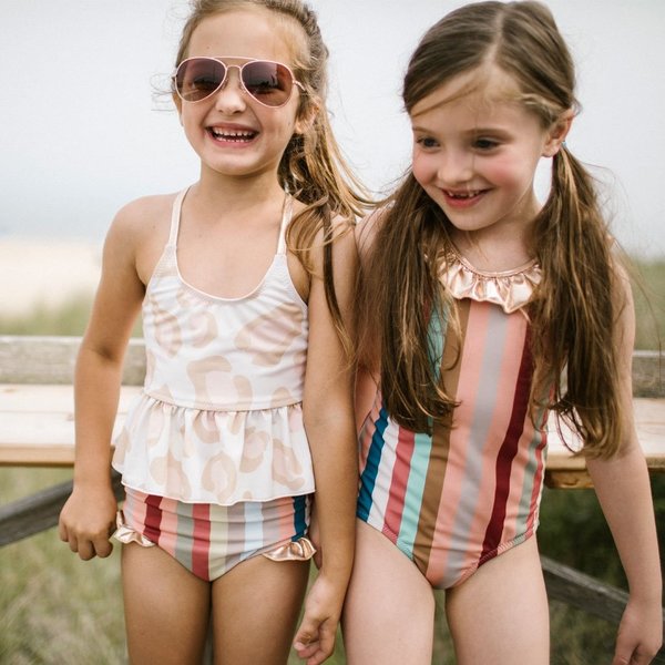 pink chicken swimsuit