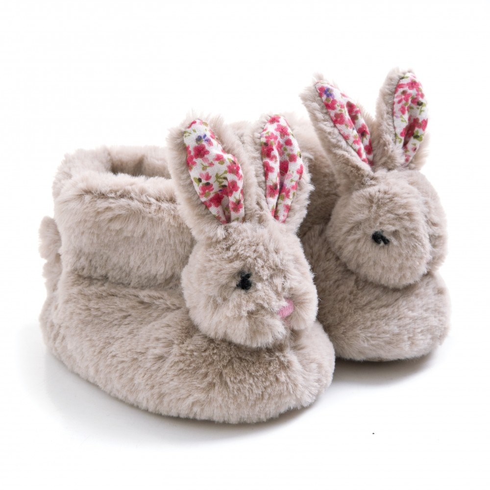 bebe fur slippers
