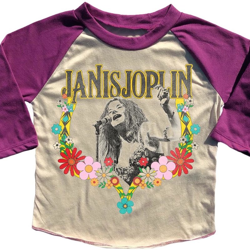Rowdy Sprout Rowdy Sprout Girls Janis Joplin Tee