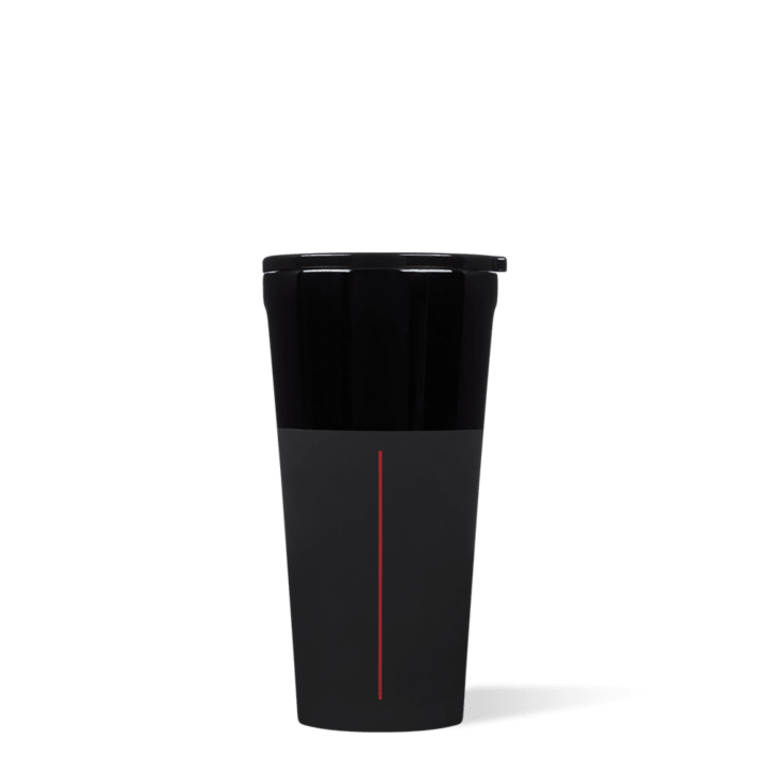 Corkcicle Matte Black Cup with Straw