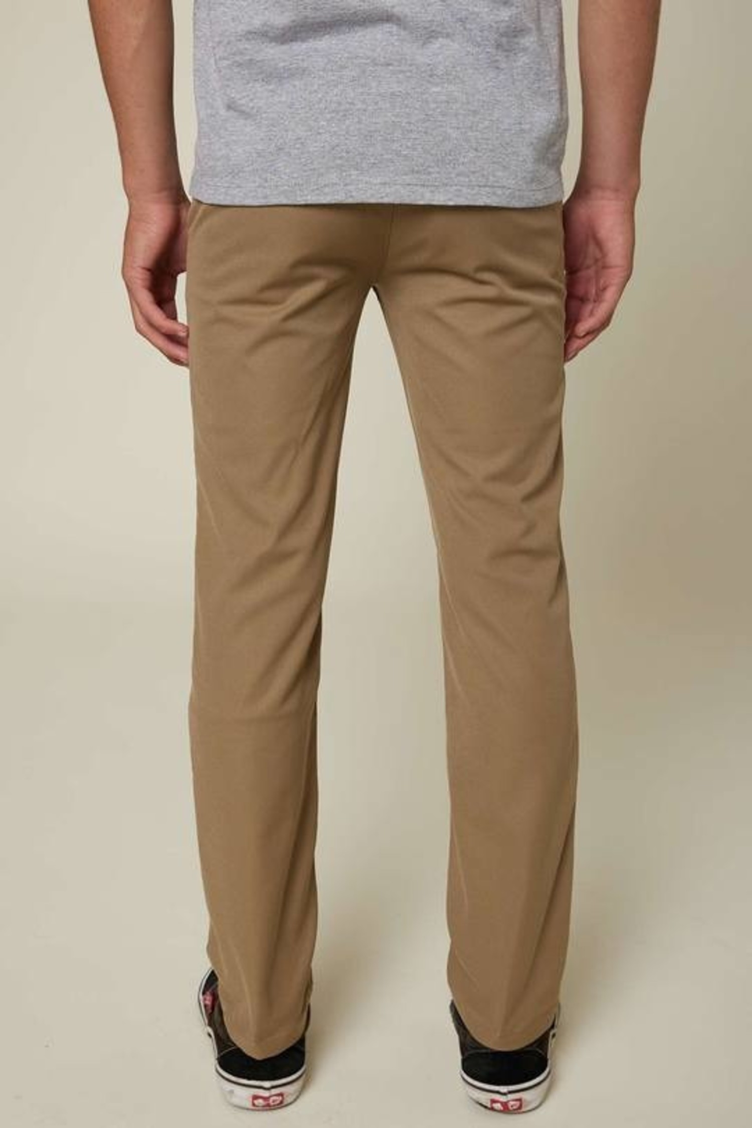 Buy GINI & JONY Khaki Solid Cotton Blend Regular Fit Boys Trousers |  Shoppers Stop