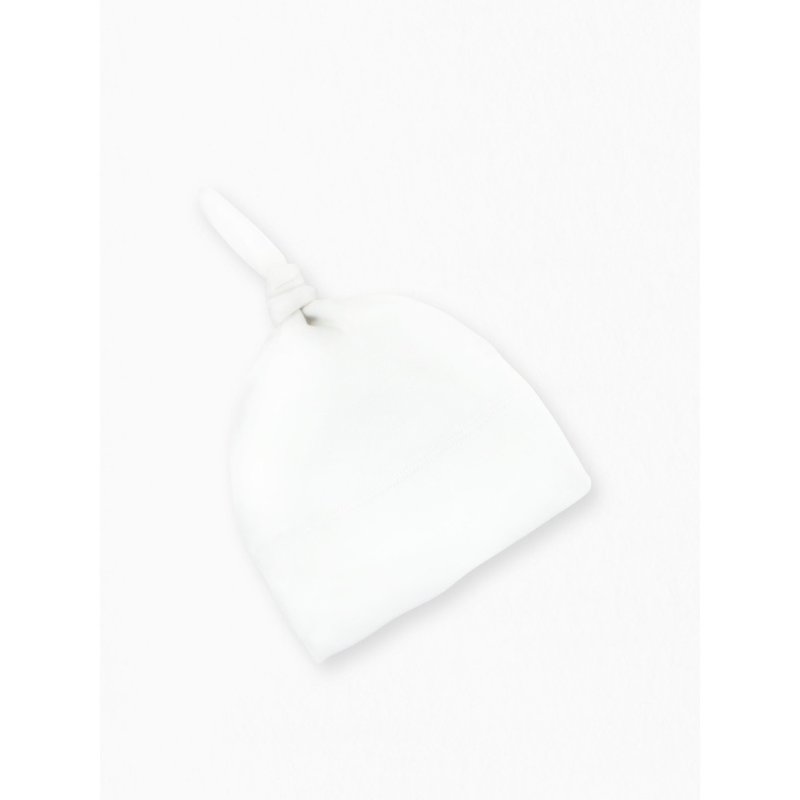 Colored Organics - Knotted Hat WHITE - NB