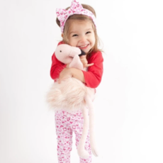 Mon Ami Mon Ami 'BECCA' Pink Flamingo Knit Stuffed Animal