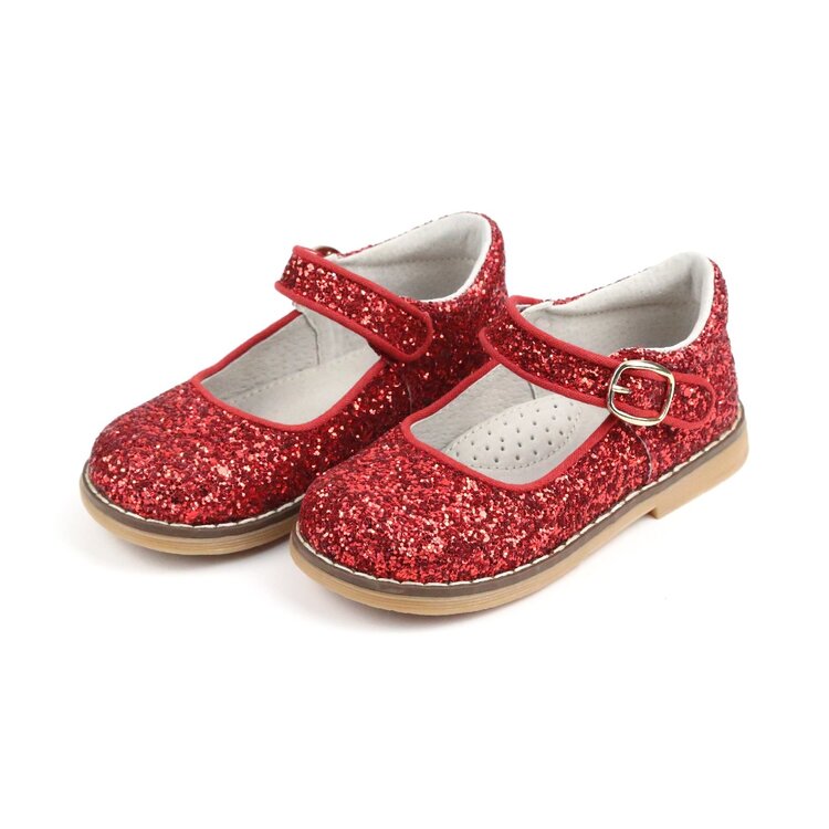L'AMOUR - Toddler Girls Natasha Glitter Mary Janes