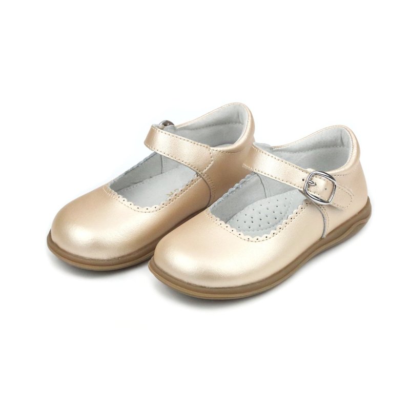 L'AMOUR - Toddler Chloe Scalloped Mary Janes