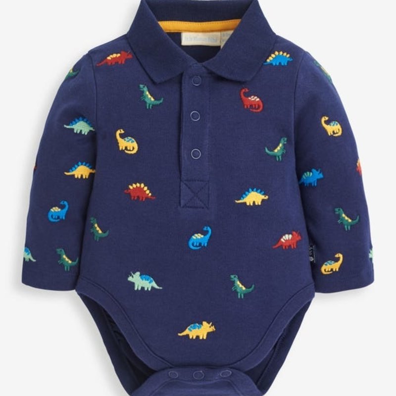 JoJo Maman Bebe JoJo Maman Baby Dino Polo Shirt Body