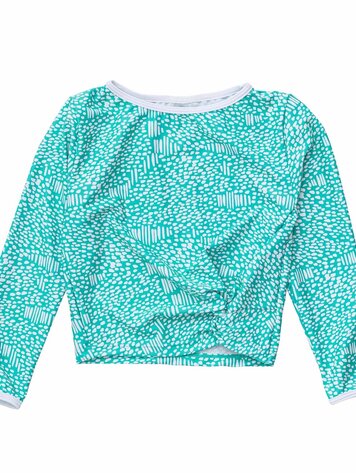 Snapper Rock Snapper Rock Junior LS Wrap Crop Top